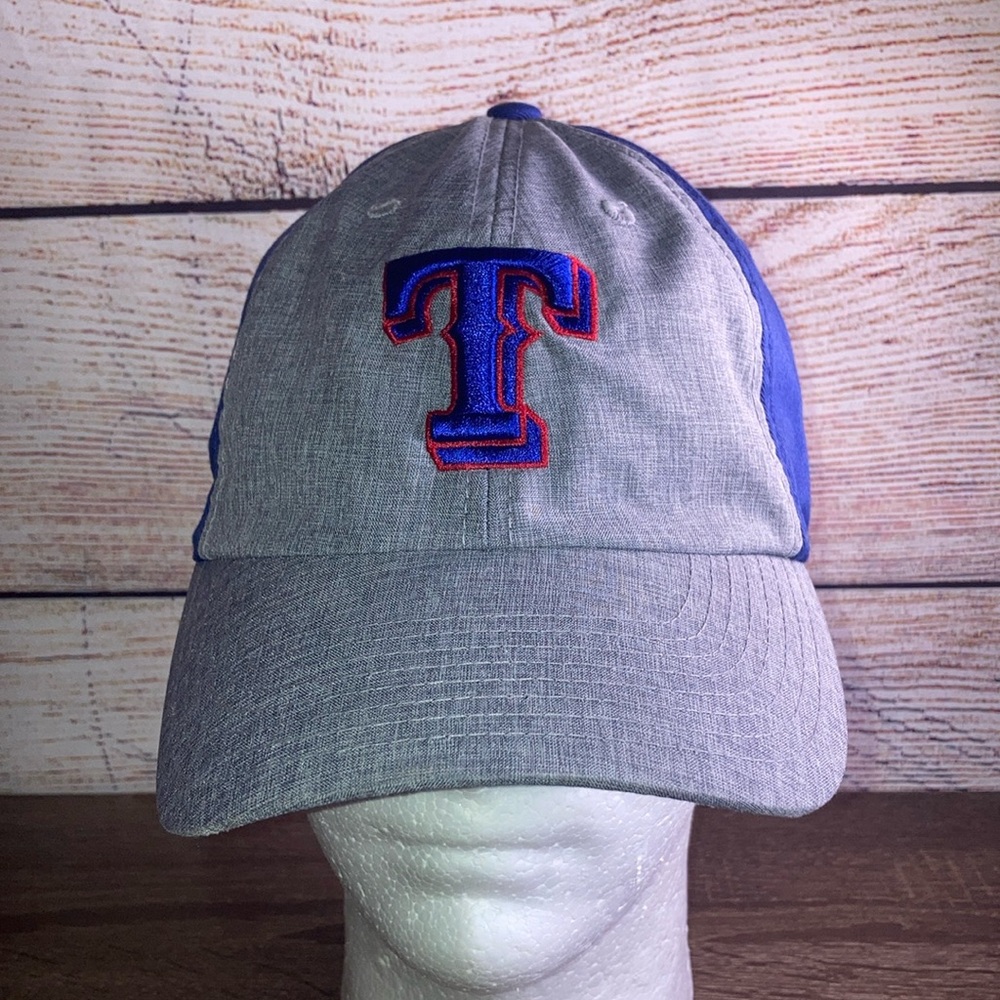 EUC Texas Rangers MLB Baseball Fan Favorite Adjustable Gray Men's Hat